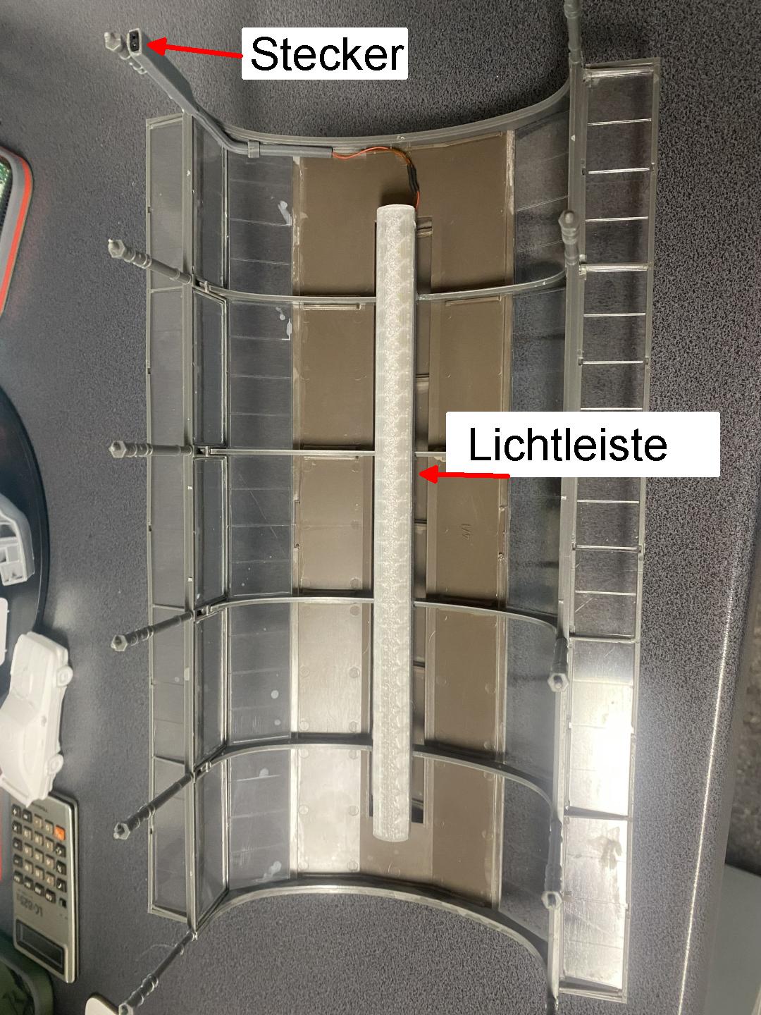 Lichtleiste Halle